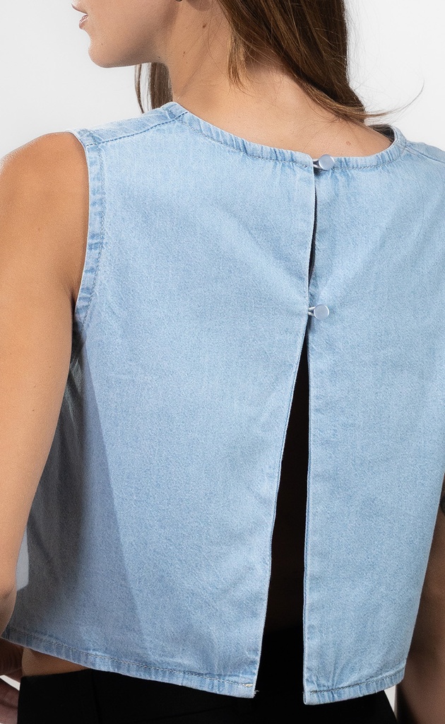 BLUSA DENIM MC