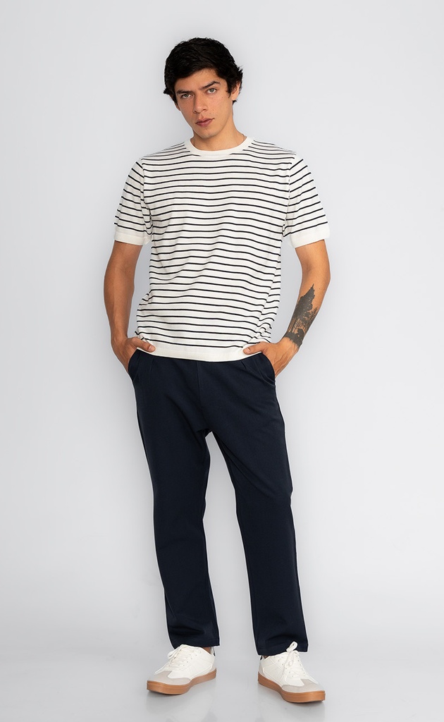 POLO LIST KNIT