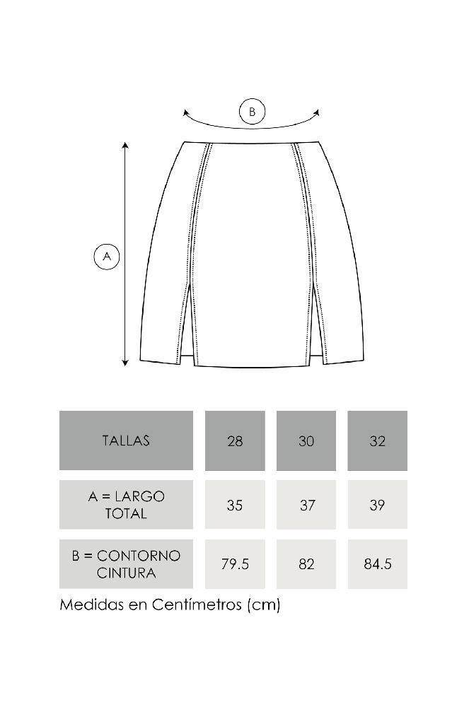 FALDA FULVIA WO