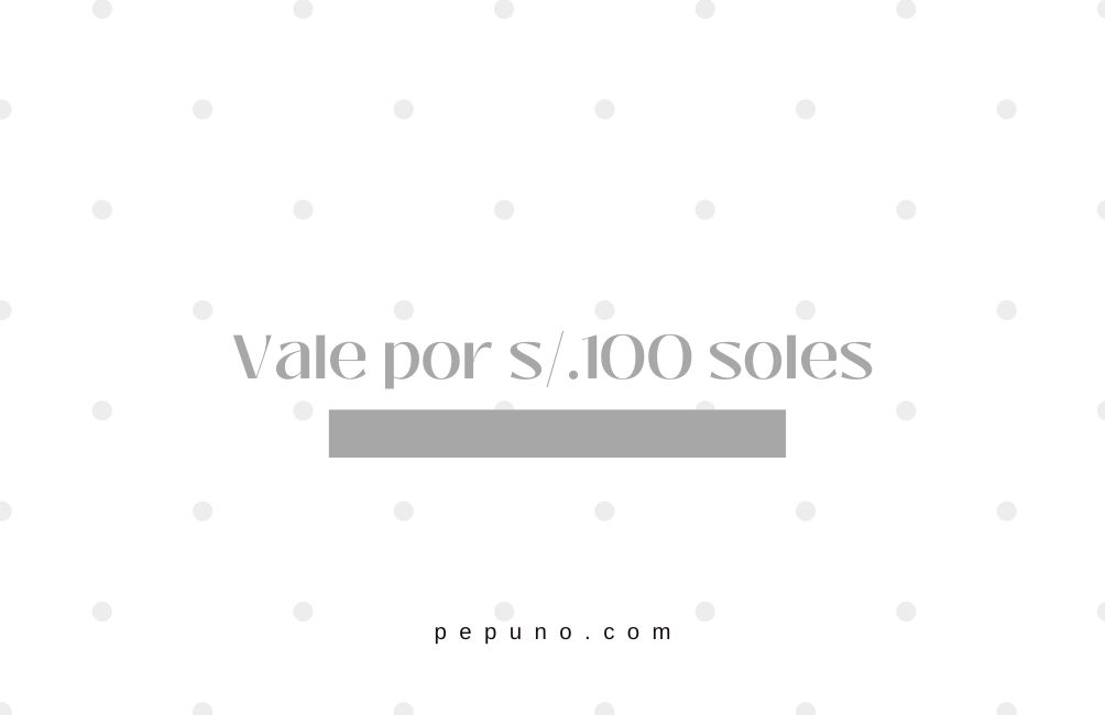 GIFT CARD S/.100.00