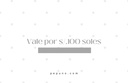 GIFT CARD S/.100.00