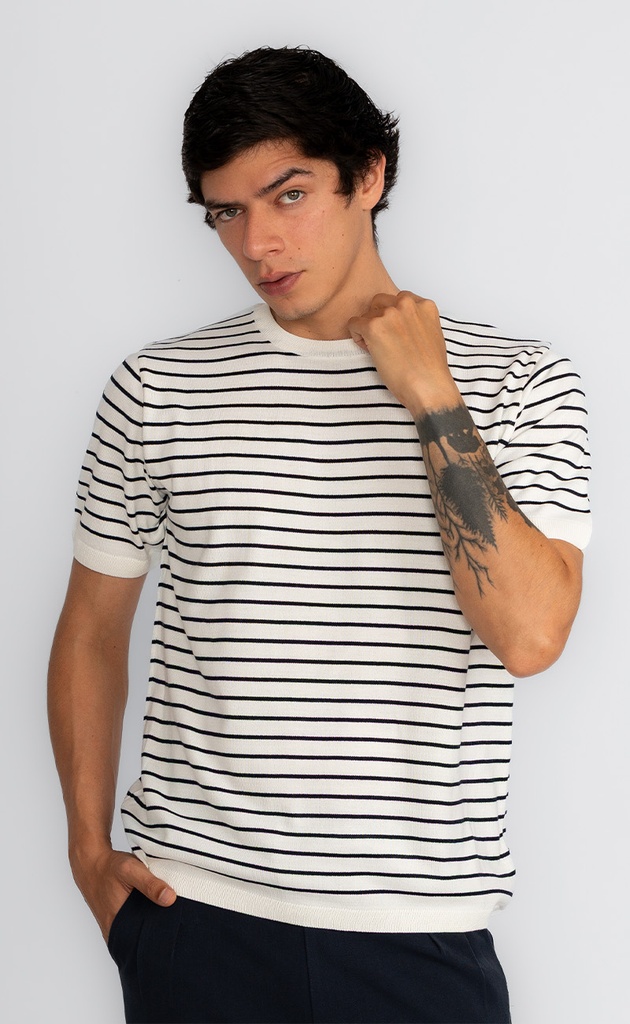 POLO LIST KNIT